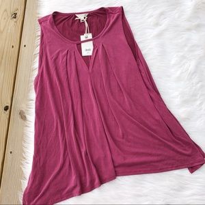 Lucky Brand Pink Sleeveless Blouse